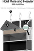 1 Pack Over The Door Storage Organizer with 5 Pockets, 10 Mesh Pockets, 44 lbs Capacity for Bedroom, Bathroom, Nursery