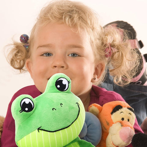 Frog Stuffed Animal Plush Toy, Soft Cuddly Green Frog (17 Inch) for Home Decor