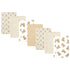 Hudson Baby Unisex Baby Cotton Flannel Burp Cloths, Teddy Bears 7 Pack,