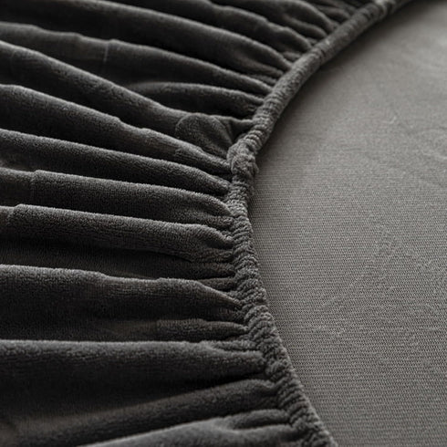 Wcxixo Taffeta Velvet Fitted Sheet Plush Shaggy Ultra Soft Flannel Fitted Bottom Sheet Fuzzy Comfortable Winter Bed