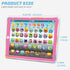 Wenbeier Kids Tablet Learning Pad, Toddler Tablet with ABC Word Song Music for Educational Preschool Boys & Girls