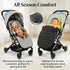 HKSICHENGKEJI 2 1 in Baby Stroller Cushion Bunting Bag Removable Windproof Footmuff Toddler Warm Pushchair Seat Mat
