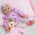 18 inch 3+ SCOM Baby Doll Girl, Realistic Soft Body Baby Doll Real Life Cute Baby with Accessories for Year Old Gifts
