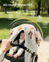 Babygreat Baby Car Seat Cover - Ultra Soft Minky Carseat Covers Baby with Snap Peekaboo Opening, Multi-Use Stroller
