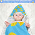 Nesatuwa Girl,30x30 Inch Yellow Rubber Ducks Baby Hooded Towel,Soft Absorbent Muslin Cotton Baby Bath Towels for Boy