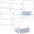 Vicenpal Playing Card Boxes Snaps Closed Clear Plastic Cases Poker Gaming Playing
