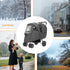 Lydomie Rain Cover for Stroller Winter, Universal Double Stroller Rain Cover Front Back, Double Stroller Cover for Rain