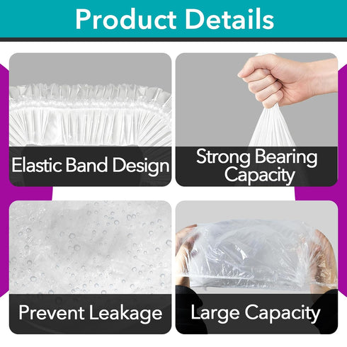 Joworthy 200 Summer Pcs Potty Liners for Infant My Size Potty Pro, Disposable Potty Bags with Elastic Edge, Easy-Clean