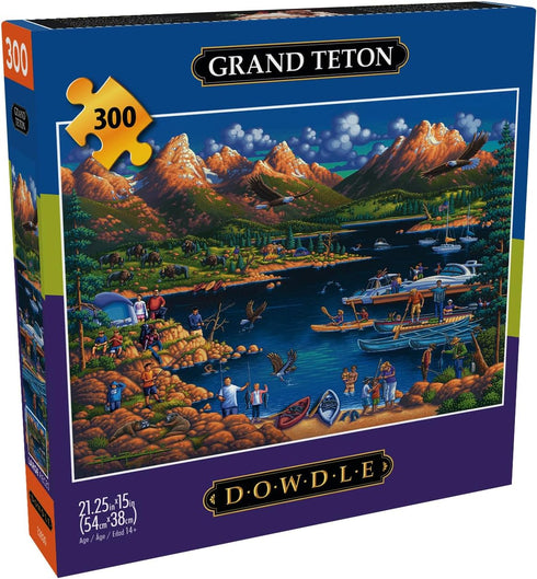 Buffalo Games - Grand Teton - Eric Dowdle - 300 Piece Jigsaw Puzzle for Adults 14 and Up
