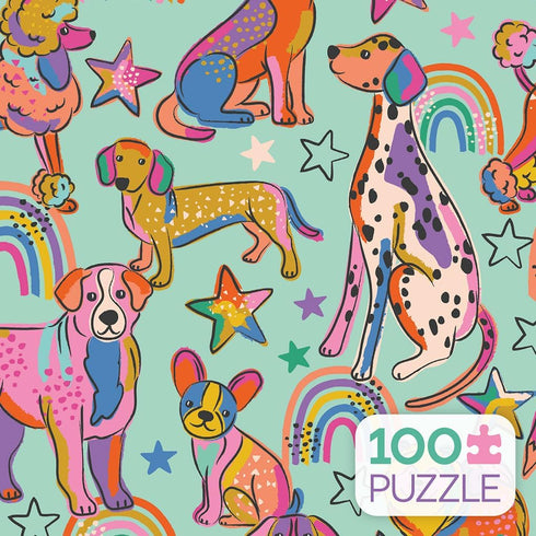 Ceaco - Rainbow Dogs - 100 Piece Jigsaw Puzzle