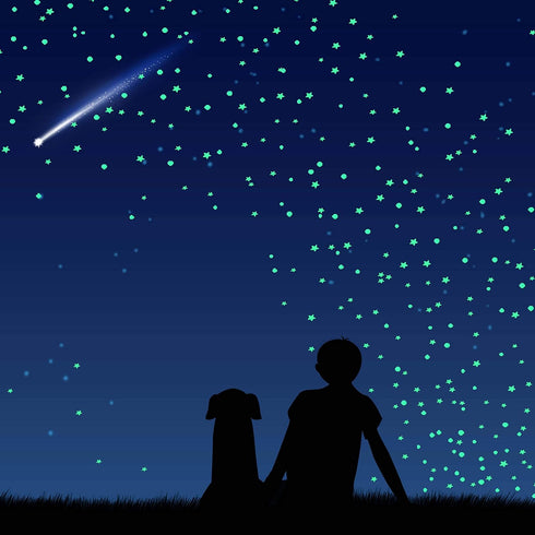 808 PCS Glow in The Dark Stars for Ceiling, 3D Adhesive Dots Decor Stickers for Kids Bedroom or Birthday Gift
