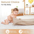 2 Pack 36x36 Inch 12x12 Inch Set Hooded Baby Towels for Newborn, Muslin Cotton Baby Bath Towel and Washcloth with Hood