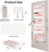 Closet 5-Tier Clastyle Marble Over the Door Organizer Nursery Hanging Storage Organizer for Women Girls Clothes Diaper