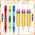 6 41 Inch 27 Inch Pcs Giant Large Inflatable Crayon Balloons Pencil Balloons for Back to School Classroom Garden Room