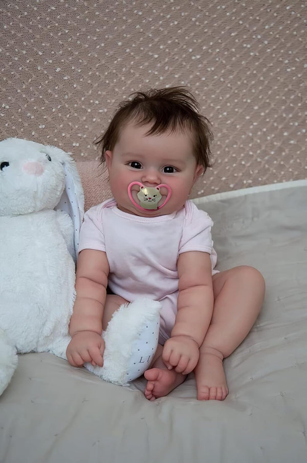 TERABITHIA 20 Inches So Truly Rooted Hair Sweet Smile Lifelike Reborn Baby