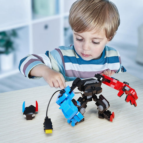 Building Block Set, Classic Switch Game Controller Mech Robot Building Kit, Birthday Party Decorations Supplies (418