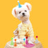 10 PCS Colorful Mini Party Hats for Stuffed Animals Lovely Paper Cone Tiny Birthday Hats for Stuffed Animals Pets Baby