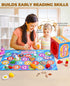 Mystery Alphabet Box for Kids - 52 PCS Letters Sorting Matching Game Activities, Fine Motor Learning Toys for Preschool