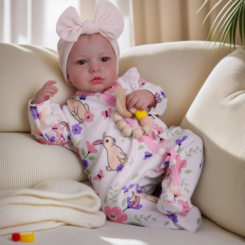 20-inch BABESIDE Reborn Baby Dolls - Cute Soft Vinyl Realistic Baby Doll Real Life Baby Dolls with Complete Accessories