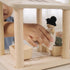 Set Set PlanToys Wooden Dollhouse Bathroom Room | Bath, Toilet, Sink & Accessories Furniture | Open Ended Role Play