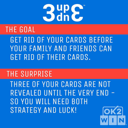 Ok2Win 3UP 3DOWN Card Game