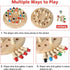 Wooden Memory Match Stick Chess Game - Color Memory Chess, Funny Block Board Game, Educational Toy for Boys and Girls