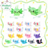 CozyWhimsy 17 (170 Luminous Mini Resin Axolotl Glow Tiny Little Resin Axolotl hides Plastic Animals Digital Garden
