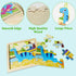 2-4, 9 3-5, Wooden Puzzles for Toddlers Pieces Dinosaur Jigsaw Puzzles for Kids Ages Preschool Learning Activities