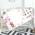 Sleeping Bear Monthly Baby Milestone Blanket, Flannel Blanket for Boys Girls, Growth Chart Baby Blanket