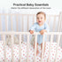 2 Pack 28x52x8in Yoofoss Baby Crib Sheets for Boys Girls, Fitted Crib Sheet for Standard Crib and Toddler Mattress