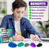 6 Pack Fidget Toys Adults Sensory Stone: Textured Worry Stone for Autism Kids Calming Down - Fidget Stress Toys