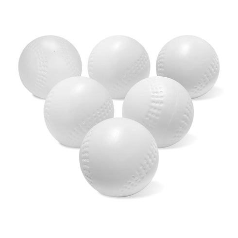 Toddler & Little Kids Replacement Baseballs for Little Tikes Triple Splash T-Ball, Pack of 6 Soft Tee-Balls