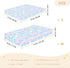 miaozhen 1 Pack 52x28 Cotton Baby Crib Sheets Soft Breathable Cane Candy Cartoon Playard Mattress Sheets for Nursery
