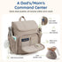 mommore Backpack, Backpack Diaper Bag Baby Bag with Waterproof Changing Pad and Stroller Straps for Toddler, Diaper
