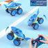 MaxTronic Remote Control Car, 2.4Ghz Amphibious RC Shark Monster Truck Toys, 4WD All Terrain for Boys Girls 3-12 Years