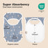 8-Pack KeaBabies Bibs for Baby Girl, Boy - Pullover Large Baby Bibs for Drooling and Teething Infant, Newborn,Soft