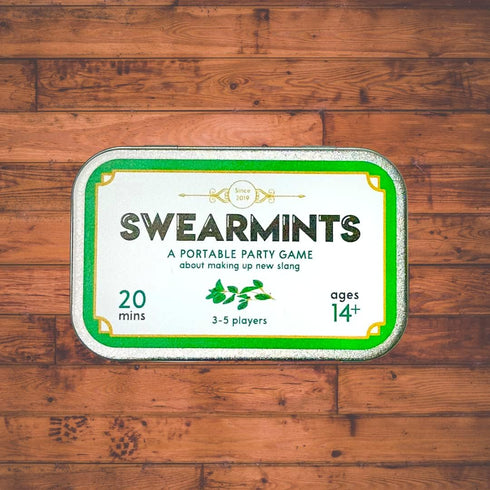 Swearmints | The Portable Party Game That Fits in Your Pocket | Unique Gift Idea for 3-5 Players, Ages 14+