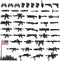 Military Weapons Pack Gun Accessories, WW2 U.S. Basic Edition Soldier Model Military