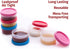 SIGNORA WARE Condiment Containers with Lids, 6 pk. 1.3 oz. Small Food Storage Containers for Salad Dressing, BPA Free