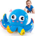 JoySpark Toys Baby Toys 6-12 Months, Musical Crawling Toys Bouncing Dancing Octopus Plush Toys
