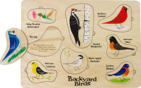 Lift and Learn Birds Puzzle, Made in USA