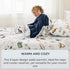 Cozy 50x50" Pobibaby Stretchy Quilt for Infants and Toddlers - Explore Design