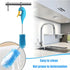 Water Bottle Cleaner Brush Semi-Automatic Silicone Bottle Brush for Baby, Sports, Vase, Glassware, and Smaller Diameter