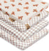 FIGEPO Fitted Baby Neutral Pack N Play Sheets Mini Crib Sheets Bear and
