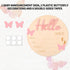 Lyreh Baby Announcement Board, Wooden Hello World Welcome Newborn Plaque Baby Birth Name Sign Board for New Born Boys