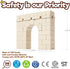 7 8 9 10+ 69 Taksa Toys Ancient Roman Arch Stem Toys Premium Educational Stackable Building Blocks, for Kids Ages Years