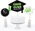 Big Dot of Happiness Game Over Video Game Graduation Party Centerpiece Sticks - Set of 15 Table Toppers