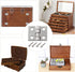 Honbay 50PCS Miniature Dollhouse Hinges - Jewelry Box Tiny Hardware Accessories with 200PCS Screws (Silver)