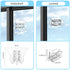 6 Pcs Child Proof Sliding Door Lock - Safety Lock for Patio Door, Sliding Glass Window, No Drilling Required