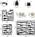 Weapons Pack Military Accessories, WWII Soldier Model Toys, Compatible with Mini Figure Brick Toy for Boys Age 3+